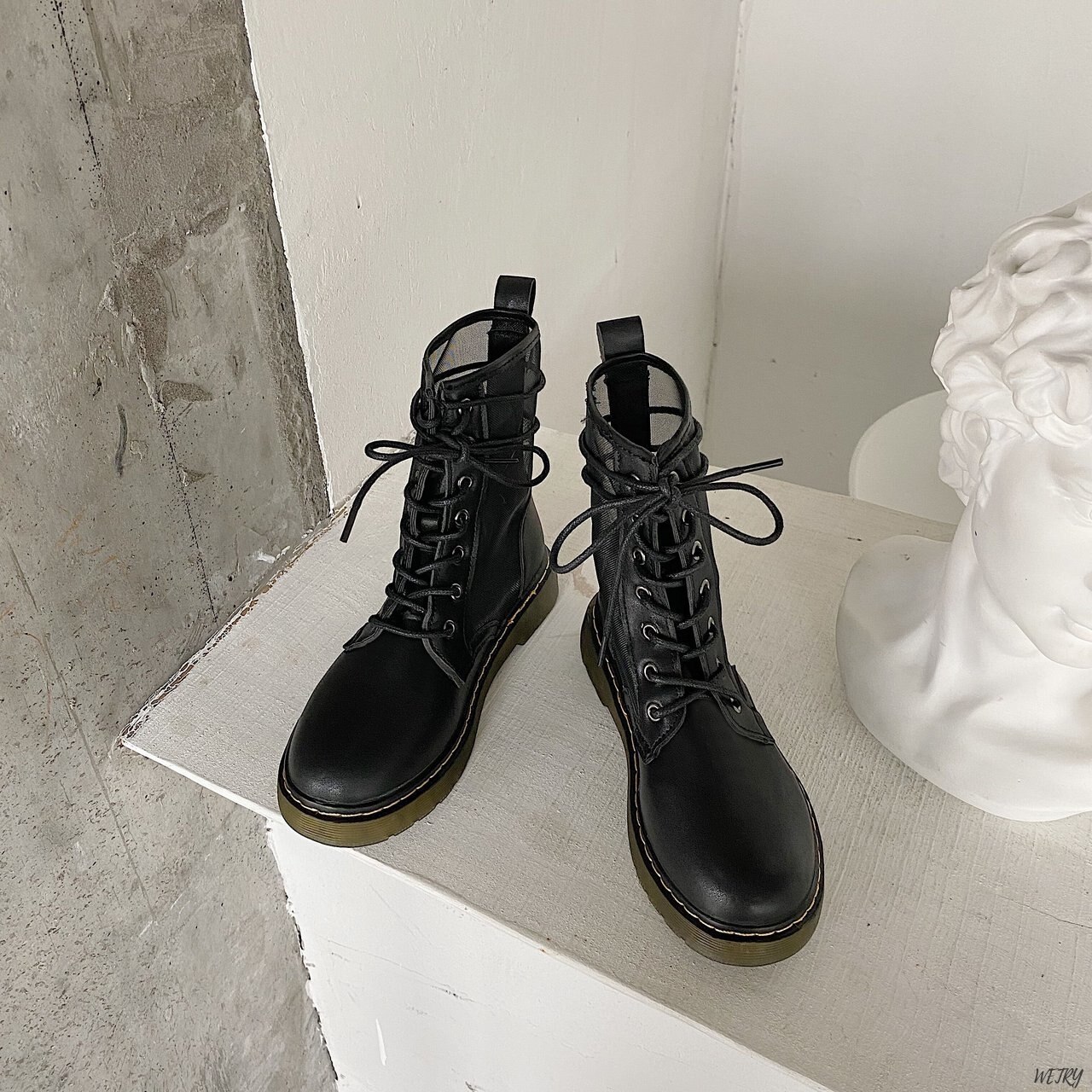Sandalias de plataforma con cuña para mujer, zapatos femeninos de cáñamo de Color caramelo, informales, sin cordones, con correa cruzada, para verano
