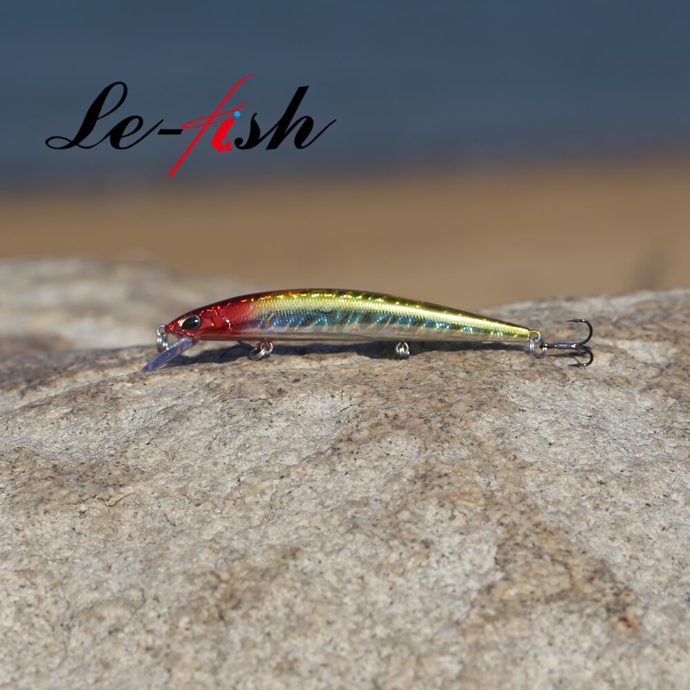 Le fish 100mm 8.5g floating minnow long cast fishing lure tackle Tungsten weight system wobbler crank bait