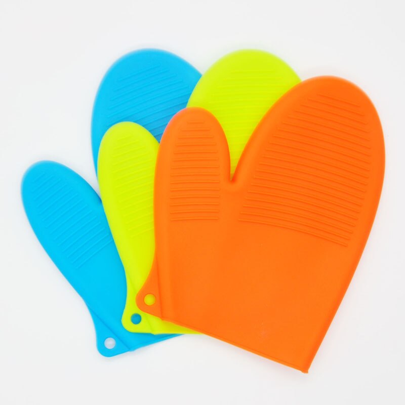 Ovn handske silikone skridsikker vandtæt brandsikker silikone handsker-kæmpe størrelse