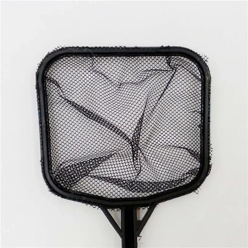 41cm x 12cm portátil alça longa quadrado aquário tanque de peixes rede de pesca rede de pouso peixe objetos flutuantes ferramentas de limpeza