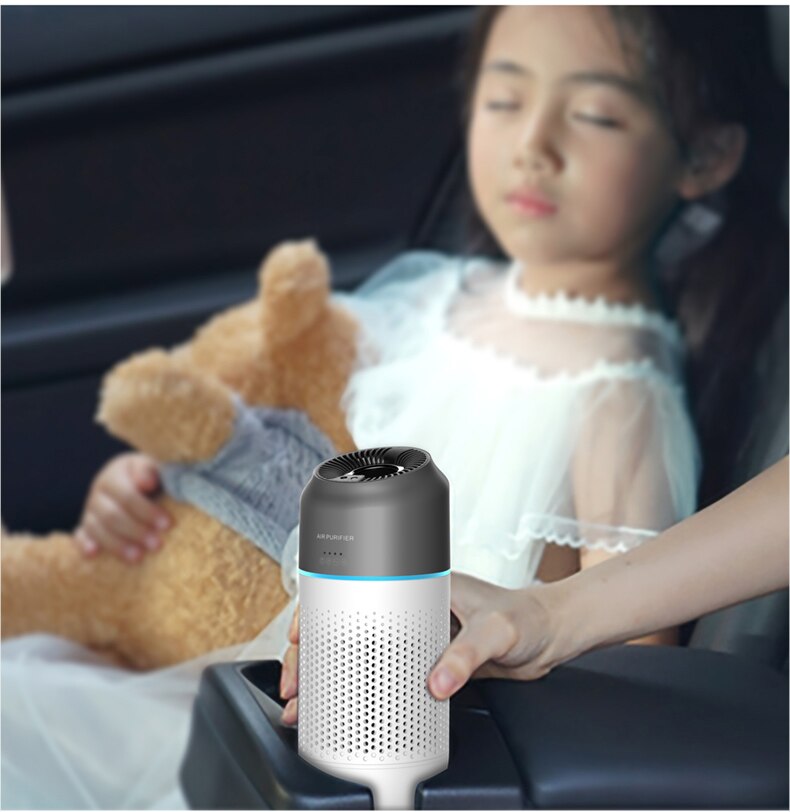 Car Air Purifier Filter Anion Car Air Freshener Gesture Sensor Portable Air Cleaner for Car Home Office