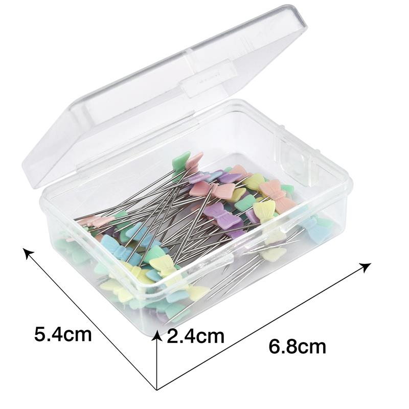 100/50 Uds. Alfileres de costura bordado herramientas para acolchar aguja fija alfileres de botón de Metal herramientas de accesorios de costura DIY