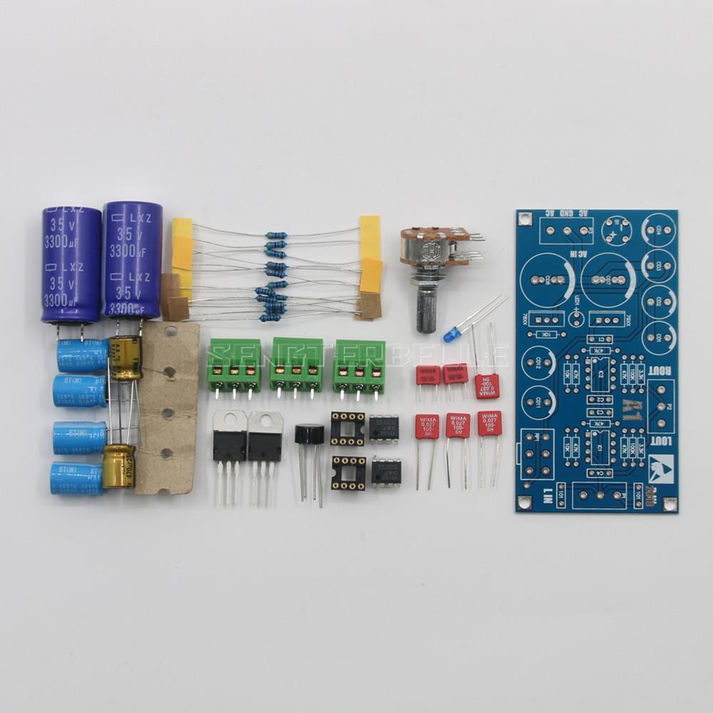 Referenz Musical Fidelity A1 Audio Preamp Bord HiFi 5532 Hause Vorverstärker Kit: Brown