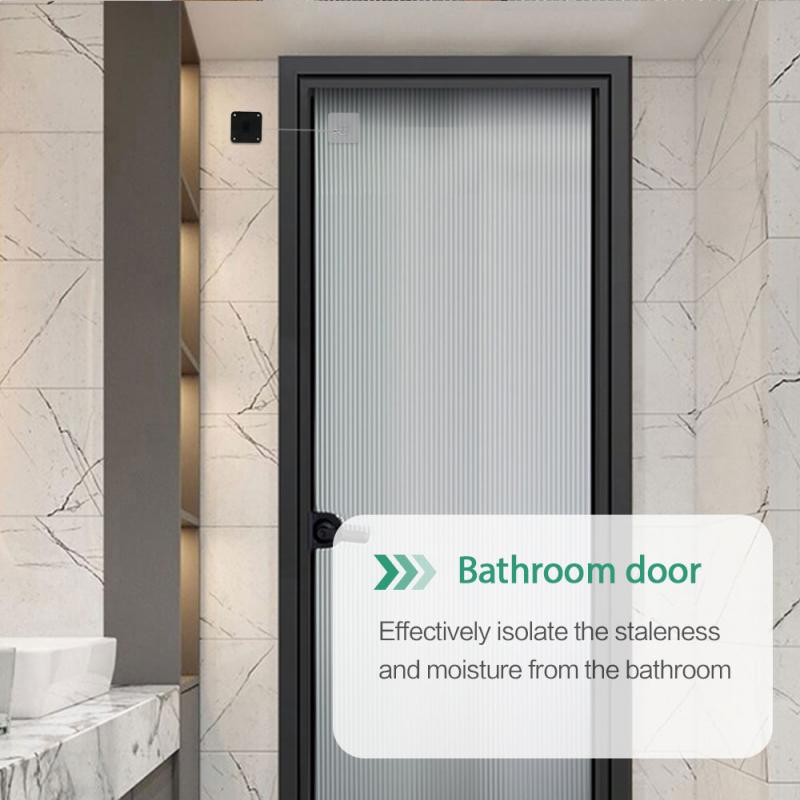 800G Pull Automatische Deurdranger Smart Sensor Deurdranger, automatisch Dicht Voor Alle Deuren Punch-Gratis Staal Touw Lengte 1.2M