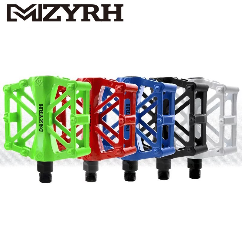 Mzyrh ultralette tætningslejer cykelpedaler aluminiumslegering vej bmx mtb pedaler flad platform cykeldele tilbehør