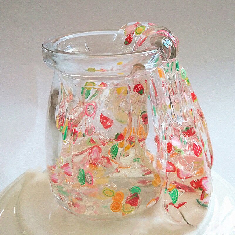 70g blandiblú transparente Lizun cristal transparente Slime alivio del estrés juguete interesante DIY relleno gelatina cubo Slime aditivos para rebanadas
