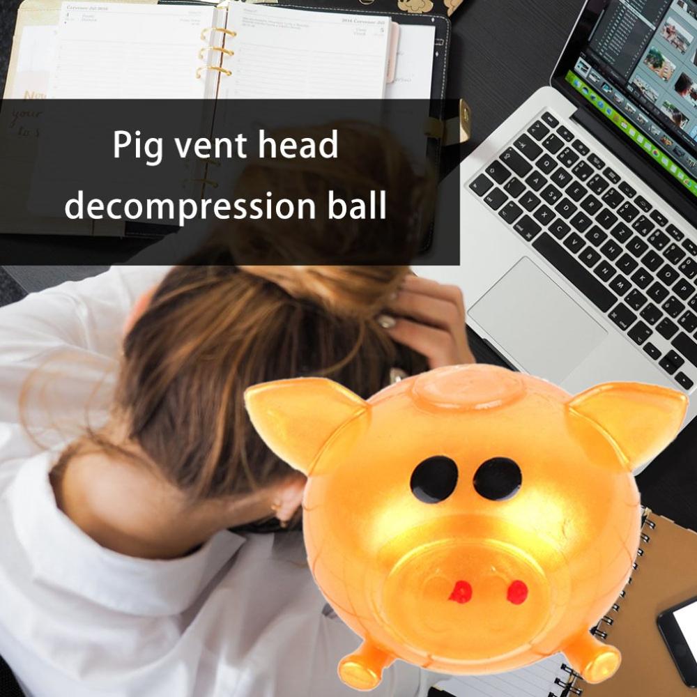 Relaxation Anti Stress Goods Various Types Pig Toys Decompression Splat Ball Vent Toy Venting Ball Sticky Smash Water Ball