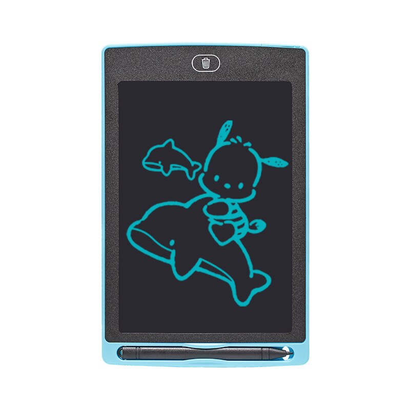 12 inch Digital Writing Tablet LCD Screen Electronic Drawing Tablet Children Writing Drawing Board: 8.5 Inch -Blue
