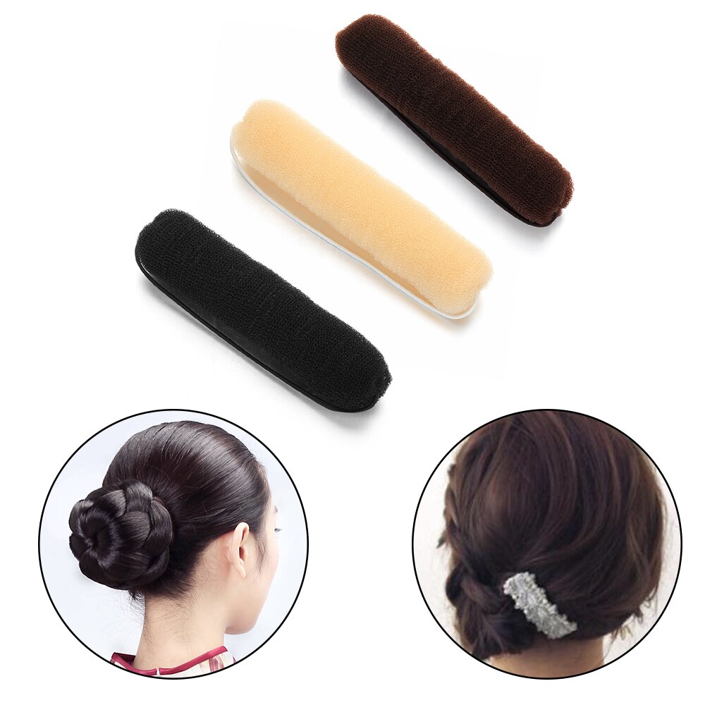 Distributeur de cheveux en tricot, bigoudis, éponge, bande de caoutchouc, cheveux longs, outils de coiffure, accessoires
