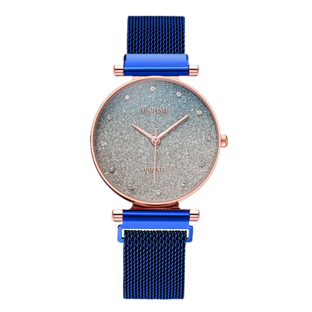 Vrouwen Horloges Sky Horloge Magneet Band Vrouwen Quartz Diamond Horloge Horloges Voor Vrouwen: B