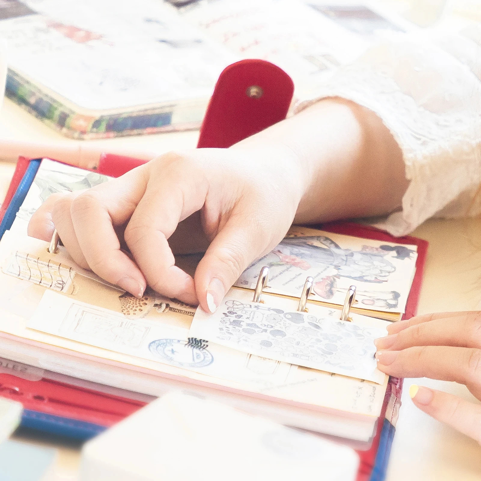 10 Rolls Mini Printer Label Sticker 57x25MM Self-adhesive Paper Thermal Label Printer Paper Kids Camera Instant Printing Papers