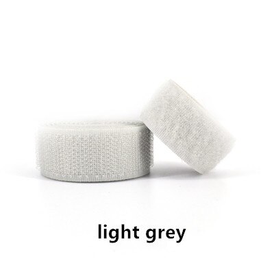 Tela adhesiva para pegar ropa, hebilla autoadhesiva, cinta autoadhesiva para costura y fijación: light grey