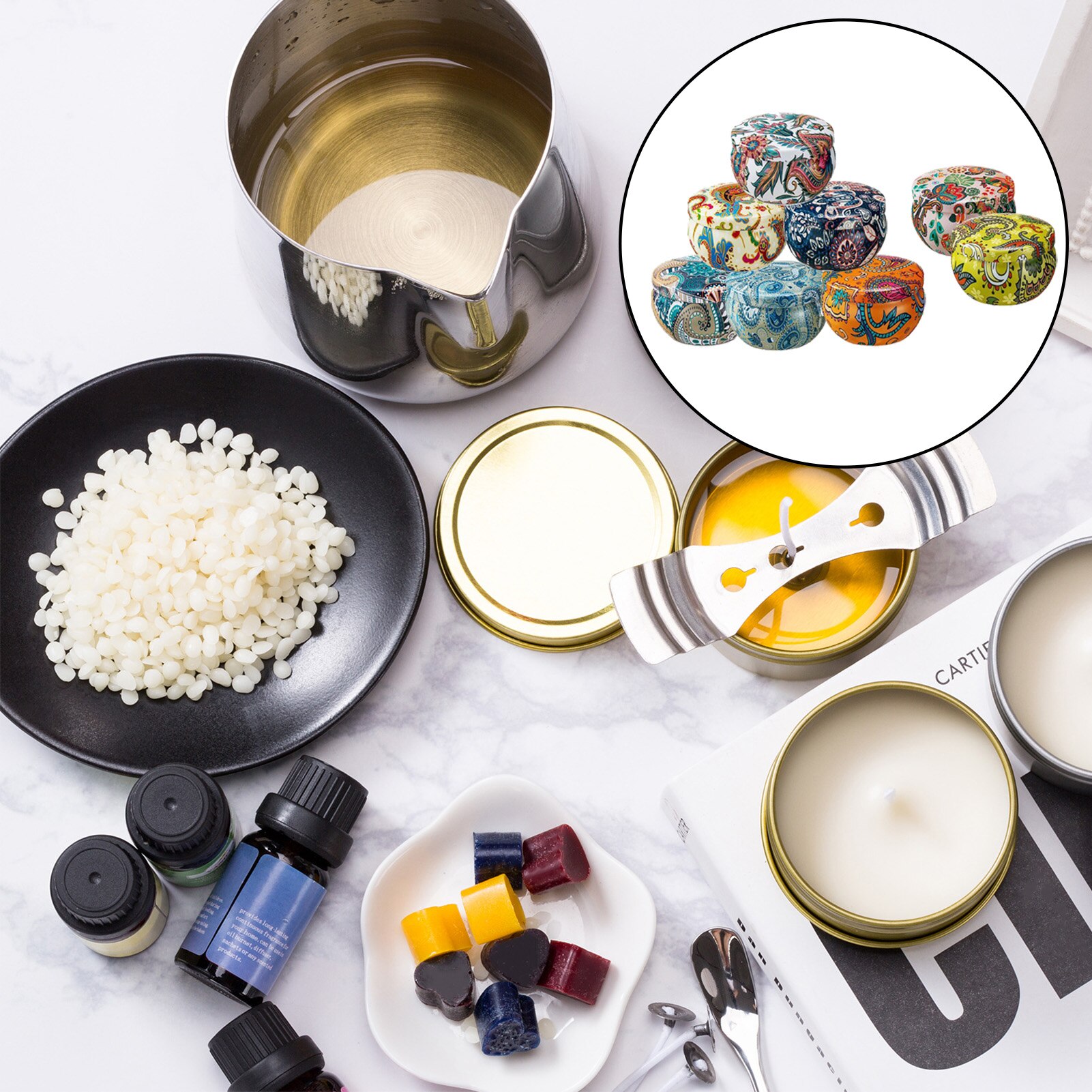 Scented Candle Making Kit Handmade Candle Making Tools DIY Candle Maker Gadget Candle Making Kit Supplies