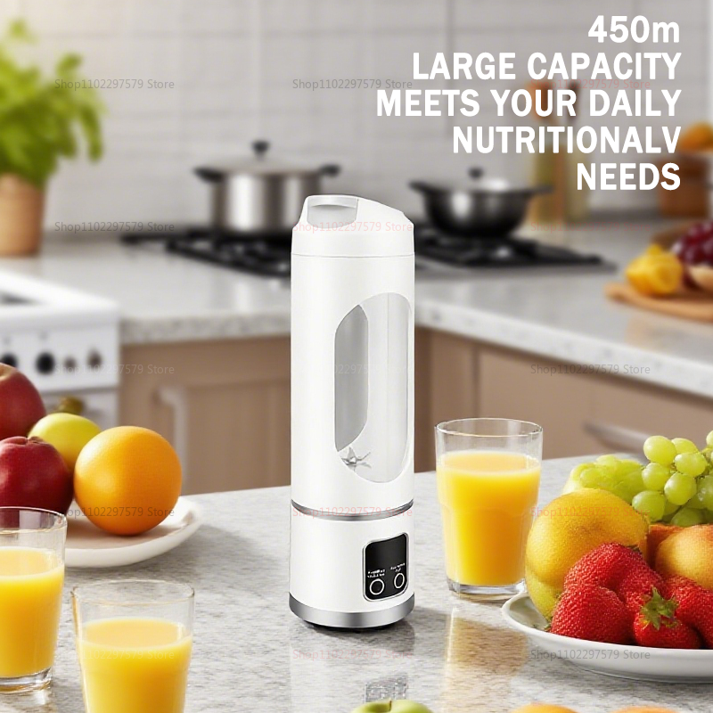 Przenośny, ładowany przez USB mini mikser robić smoothie, koktajli mlecznych, soków owocowych, osobisty przyrząd robić świeżo wyciskanych napojów na wynos.