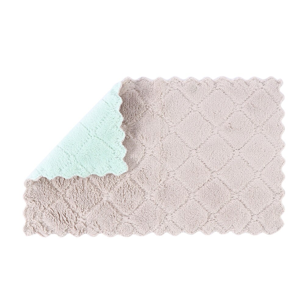 Kök praktisk superabsorberande städduk avtorkning trasa diskhandduk tålig diskbänk mikrofiber städtrasor: B