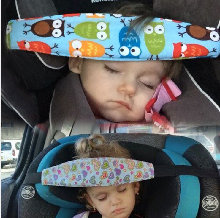 Sikkerhed baby hovedstøtte holder sovebælte justerbar sikkerhed bilsæde børn lur støtte bælte støtte bælte