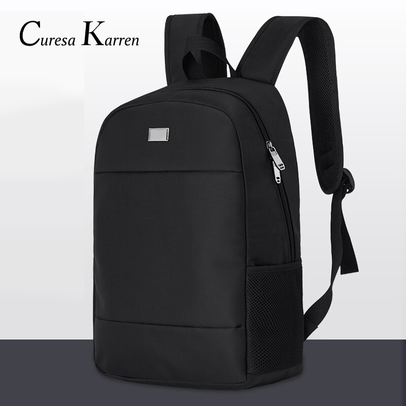 large capacity usb interface business school backpack for man: 6001-D-1C