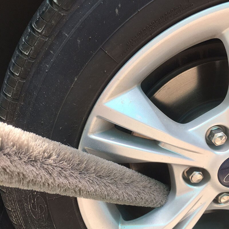 Motorrumsborste långt flexibelt starkt tvättmedel med bekvämt handtag för rengöring av bilar