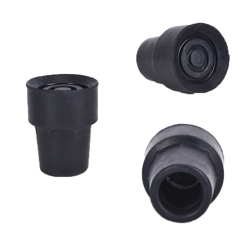 5 stuks rubberen eindkappen voor wandelstokken, wandelstokbeschermer, rubberen zware metalen dop aan de onderkant, 19mm accessoires voor wandelstokken