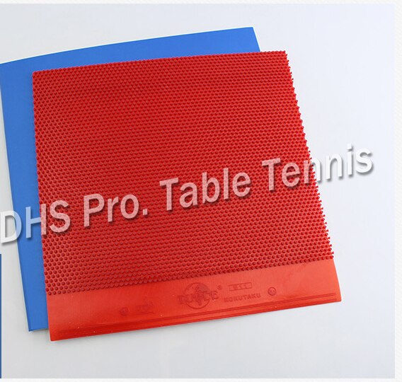 Kokutaku voor tafeltennisrubber met 40+  lange noppen zonder spons (topsheet, ox) met spons 0.6mm
