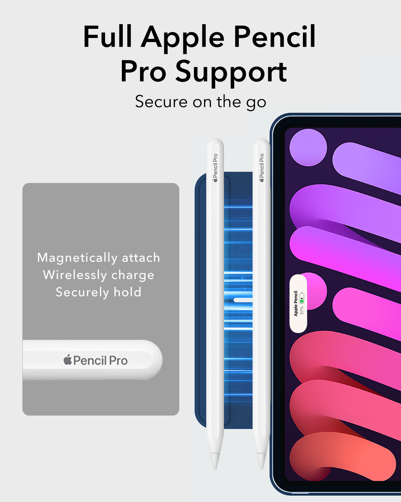 ESR for iPad Mini 7 Case, iPad Mini 7th/6th Generation Case (8.3 inch ) Powerful Magnetic Attachment Protection Cover