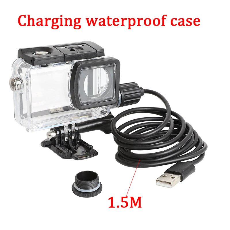 Für SJCAM sj8 Serie Sport Kamera Spezielle Zubehör Sj8 Profi Ladung Wasserdichte fallen Schutzhülle Rahmen Objektiv Abdeckung Batterie Ladegerät: aufladen Fall