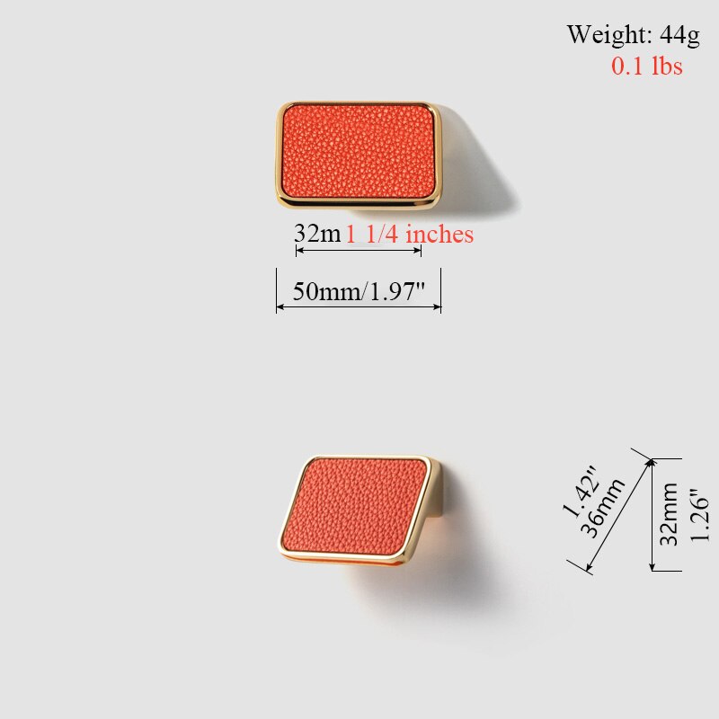 Gold Drawer Knobs Black Affordable Luxury Cabinet Handle Leather Cupboard Door Handle Cabinet Handles for Furniture Hardware: HP-077