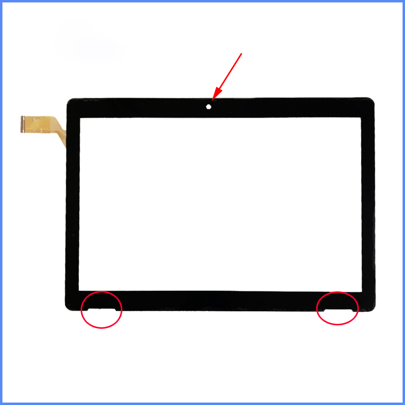 10.1 Cal dla PRESTIGIO WIZE 4111 4311 3G PMT4111 PMT4311 pojemnościowy Panel dotykowy WJ2322-FPC-V1.0 Digitizer czujnik szkła
