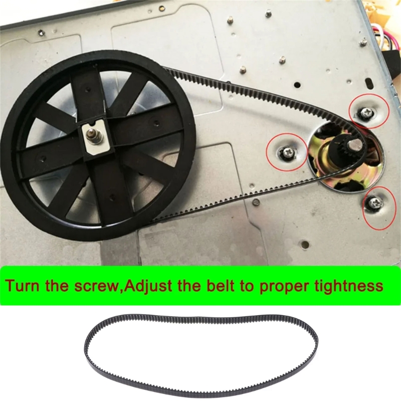 Duurzame aandrijfriem 525mm 175 tanden voor broodbakmachines, transportbanden voor broodbakmachines, accessoires voor broodbakmachines voor perfect bakken.
