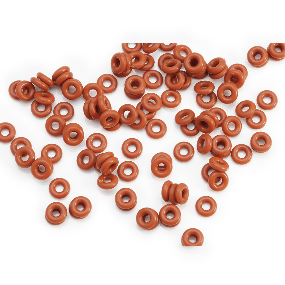 100PCS/Lot Rubber Red VMQ CS2 mm OD 5/5.5/6/6.5/7/7.5/8/8.5/9/9.5/10/10.5/11/11.5/12 mm O Ring Gasket Oil Resistant Waterproof