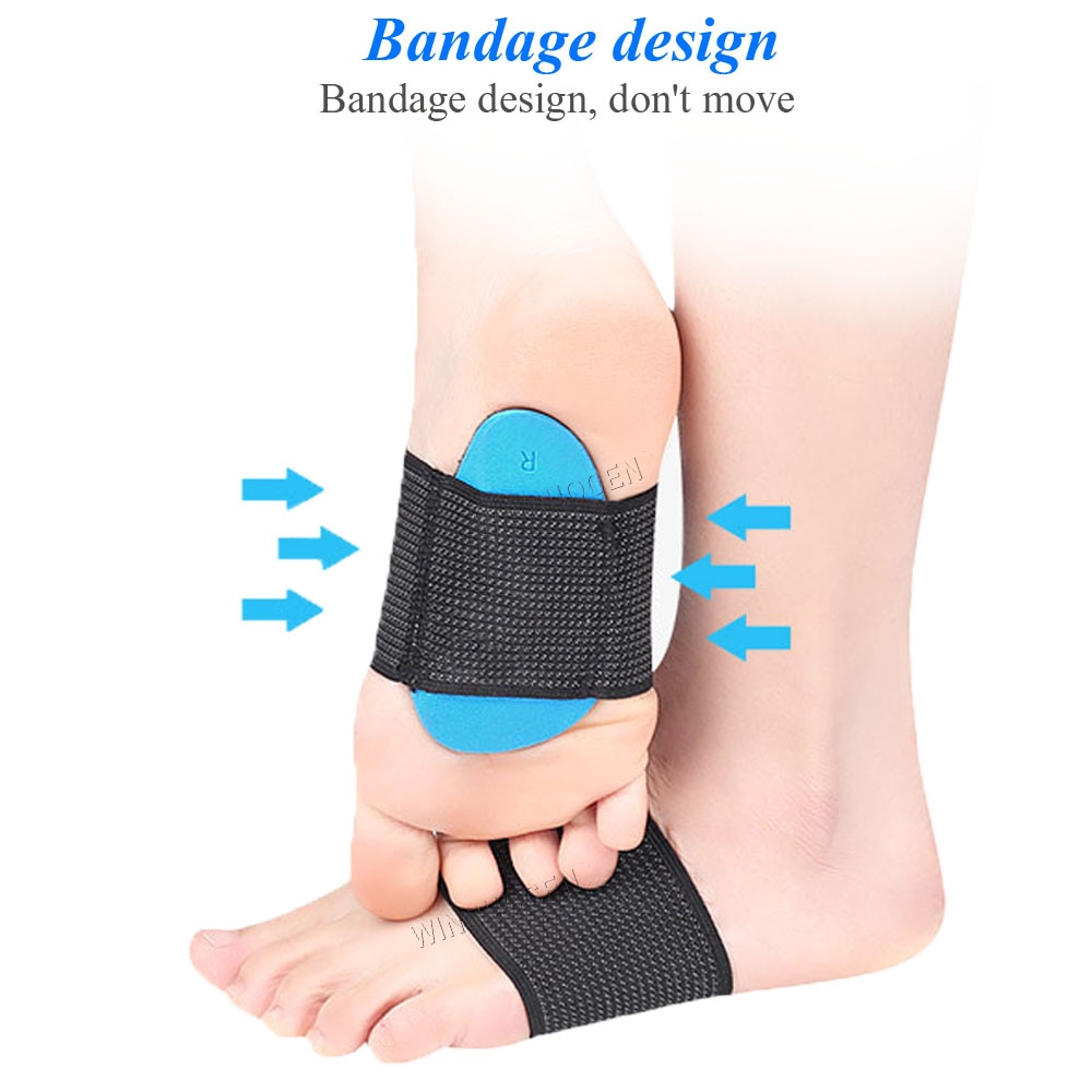 Bue støtte korrekt flat fot innersåle kvinner menn halv sko plantar fasciitis smerte innleggssåler hæl sporer fotpleie ortotiske innleggssåler
