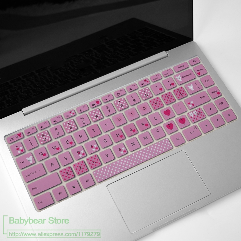 Para Xiaomi mi Notebook Pro 15 15,6 i7-8550U portátil de silicona colorida cubierta protectora de teclado piel portátil de i5-8250U