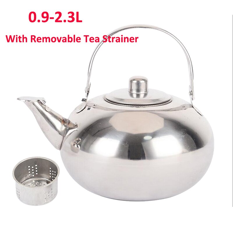 Inductie Kookplaat Bal Vorm Roestvrij Staal Duurzaam Waterkoker Theepot Restaurant Home Met Filter Veilig Koffiezetapparaat Hotel