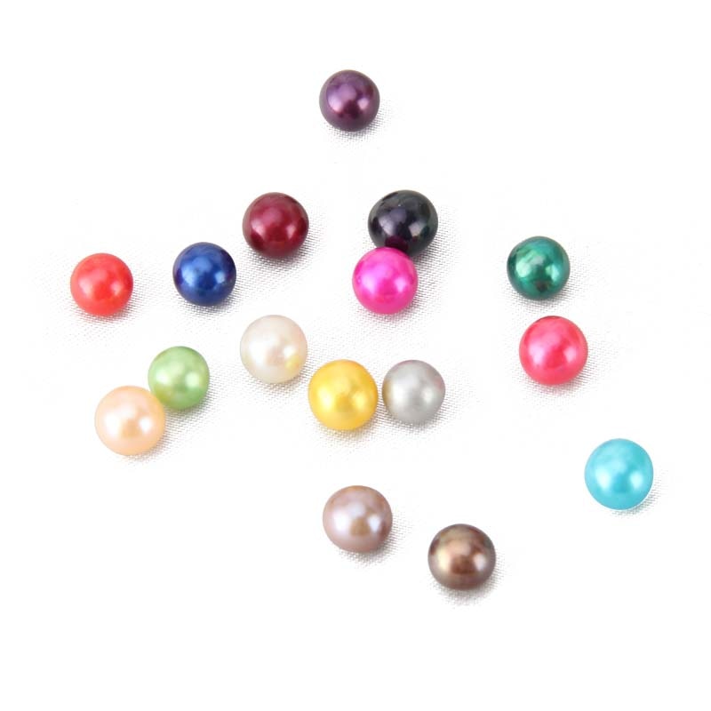 CLUCI 6-8mm Akoya Branello Della Perla per Le Donne Monili Che Fanno Coltivate Branelli Della Perla Delle Donne 16 di Colore Rotonda Akoya sciolto Perla SZ005SB