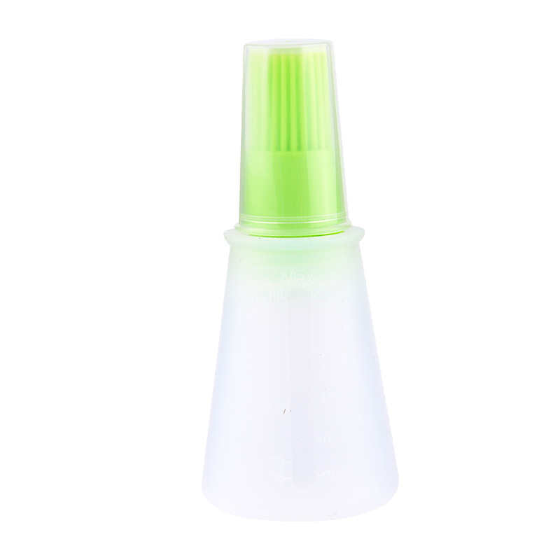 Portable Silicone Oil Bottle with Brush Grill Oil Brushes Liquid Oil Pastry for Kitchen Baking BBQ Tool Kitchen Tools for BBQ: A-2