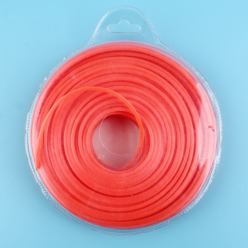 3.0 mmx 1lb nylon strimmeri kela siima trimmeri harjaleikkuri ruohonleikkuri vaijeri neliö köysi oranssit osat