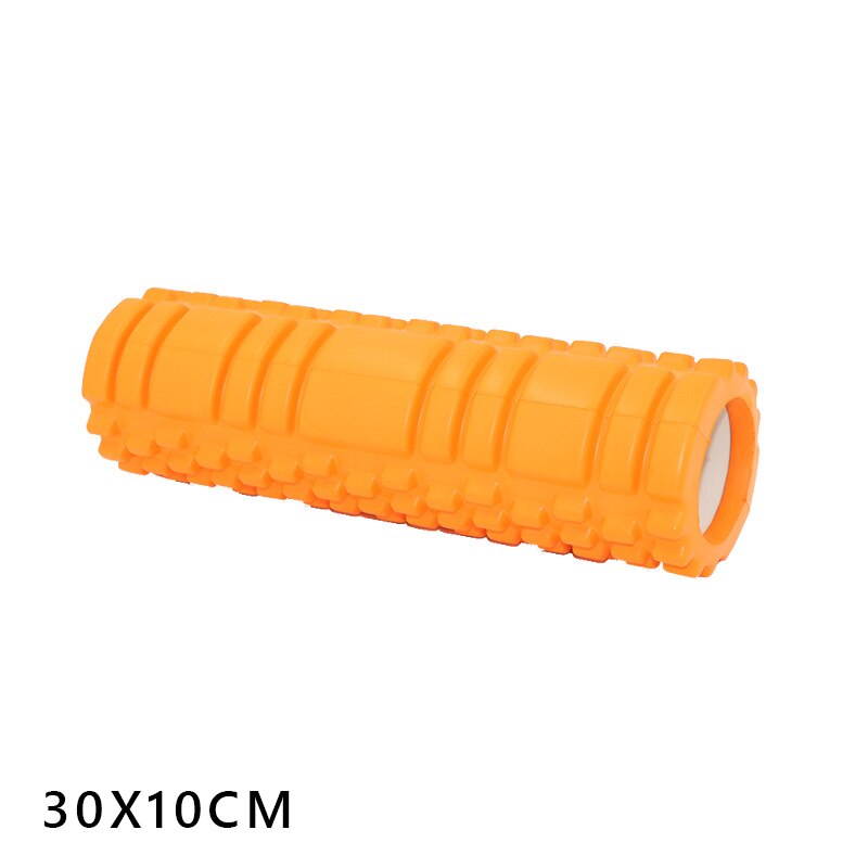 Foam Fitness Yoga Blocks Column Muscle Relaxation Massage Roller Tools Training Pilates Block Sports Gym Therapy Physio 30x10cm: Orange