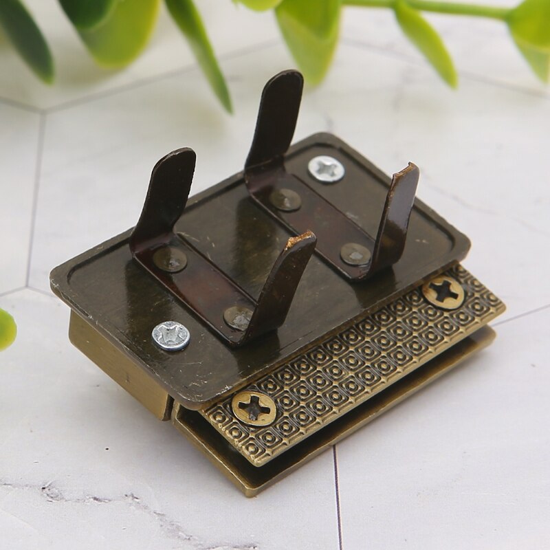 Women Bag Making Metal Push Lock Briefcase Square Lock Hardware Accessories