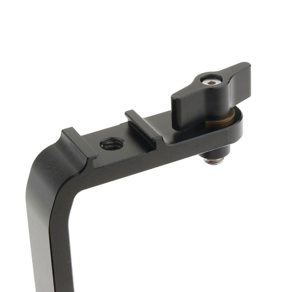 DSLR Camera Monitor Mount Mic Stand Extension Shoe Gimbal Accessories L Bracket Portable Video Light Tilt Arm Aluminum Alloy