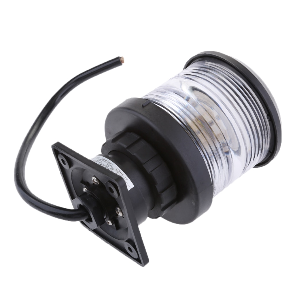 Marine All Round 360 Degree Navigation Light Mast Head Amber Boat / Rib