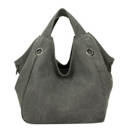 Didabear dames canvas tote handtassen dames #39 ;s grote boodschappentas tassen bolsos mujer femme sac a main voor meisjes reizen: Grijs