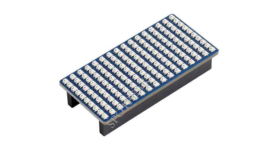 Raspberry Pi Pico RGB Full-color LED Matrix Panel 16×10 Grid: Default Title