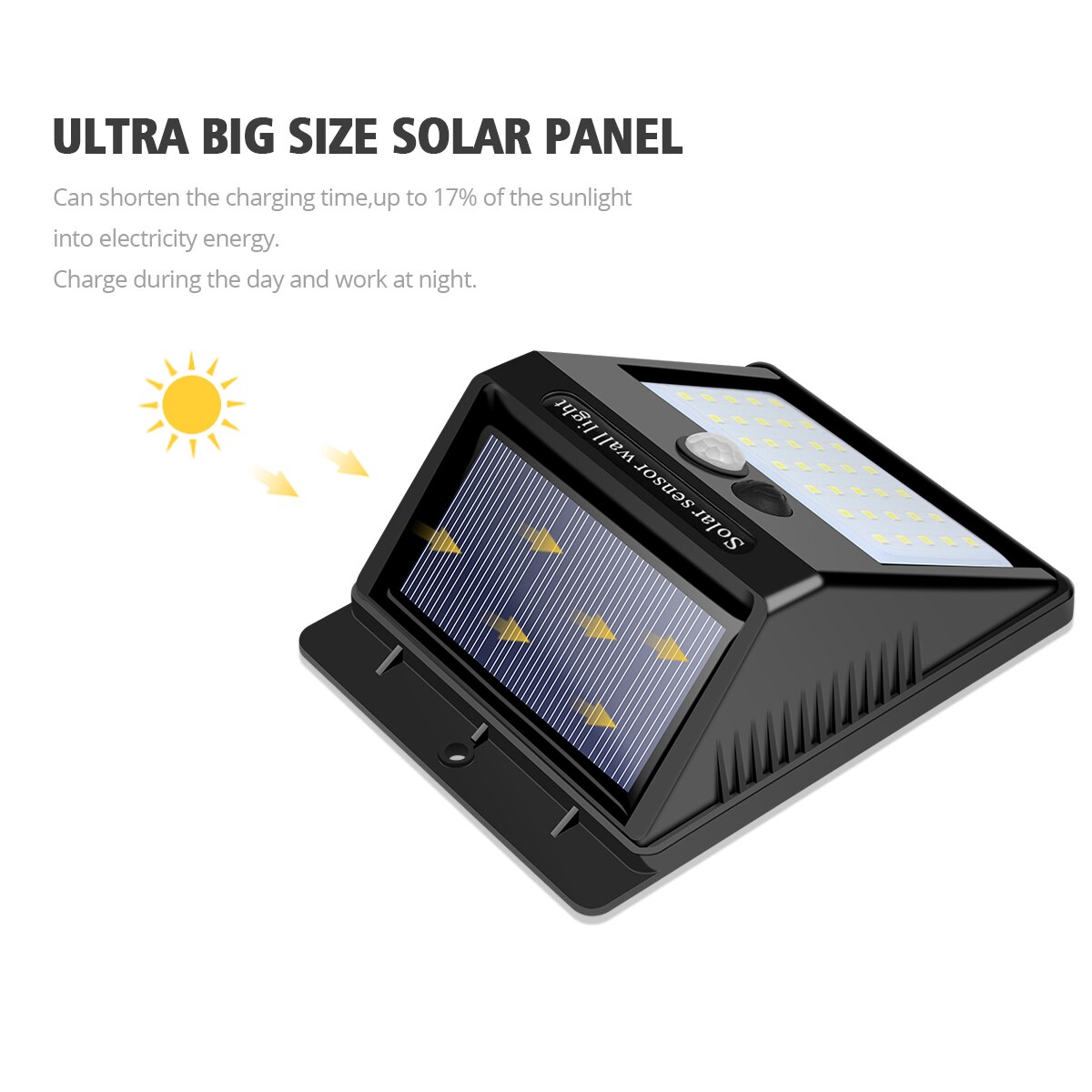 Solar Rechargeable Solar light LED Solar lamp Spotlight Outdoor Garden Wall light Motion Sensor Smart Street Garland Yard lights