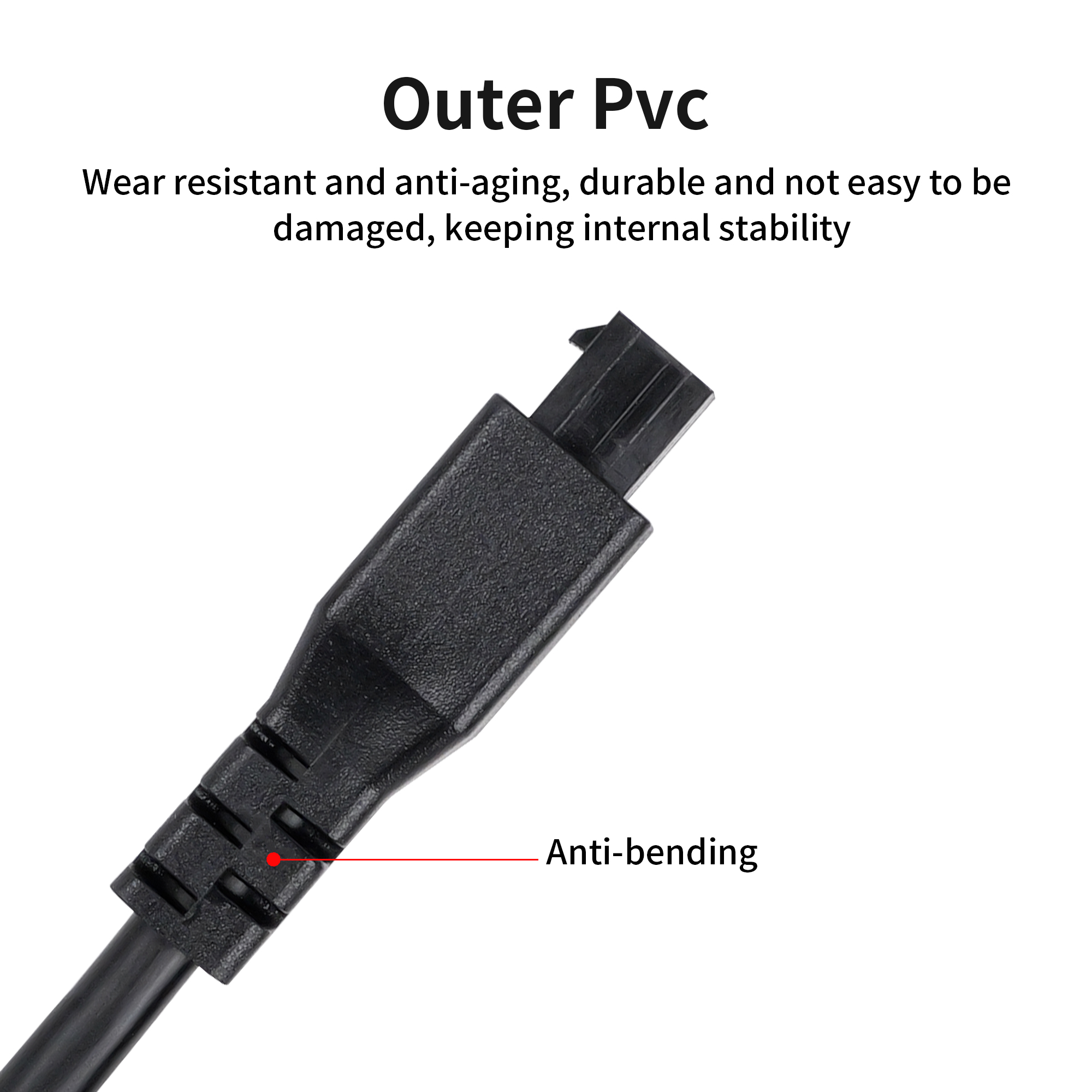 Para Anycubic kobra 3 Combo Cable de datos de 4 pines Cable de extensión ACE Pro 1M 2M con anillo magnético para impresora 3D Kobra 3/Max/S1/S1C