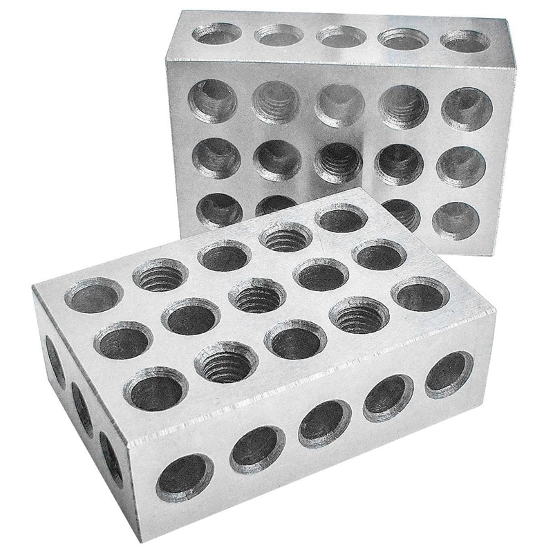 Hardened Steel Blocks 23 Holes Parallel Clamping Block Lathe Tools Precision 0.0002Mm for Machine Tool