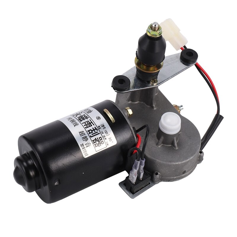 1 Set DC12V 30W Universal UTV Electric Windshield Wiper Motor Kit Wiper Assembly for Polaris Ranger RZR 900 Honda: Default Title