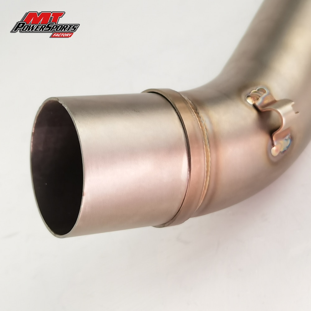 Motorcycle Exhaust Middle Pipe Link Pipe Slip On Section Muffler For HONDA VFR1200 Motobike
