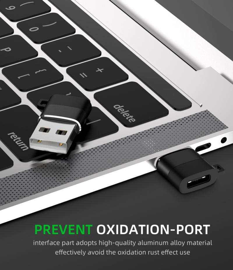 USB 3.0 To Male Type-C OTG Type-C Cable Adapter USB-C To Type C OTG Converter For Xiaomi Mi5 Mi6 Huawei Samsung With Chain