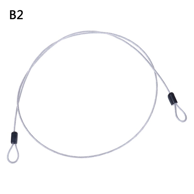 Safety Cable Steel Wire Rope 50cm For Outdoor Sports Bike Lock Bicycle Cycling Scooter Guard Security Luggage: B2