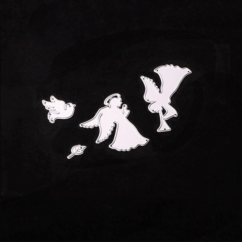 Metalen Angel Set Papier Stansen Sterft Voor Scrapbooking/Diy Pasen Bruiloft Halloween Pasen Kaart